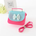 online shop china kid girls jelly handbag bow tie design shoulder bag